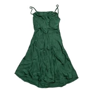 Urban Outfitters Women's Green Silk Dress